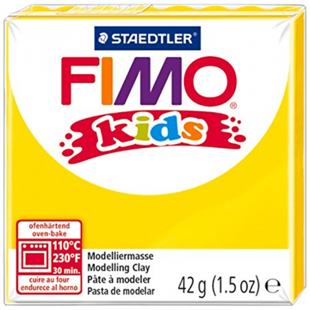 Pasta Fimo Kids 42gr Giallo