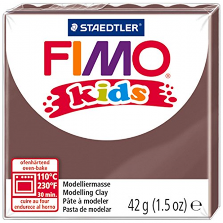 Pasta Fimo Kids 42gr Marrone