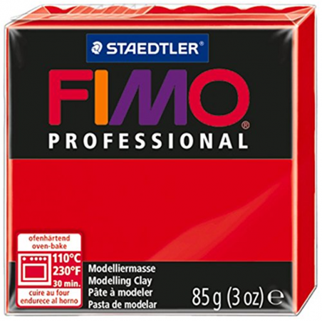 Pasta Fimo Professional Gr.85 200-Rosso Puro