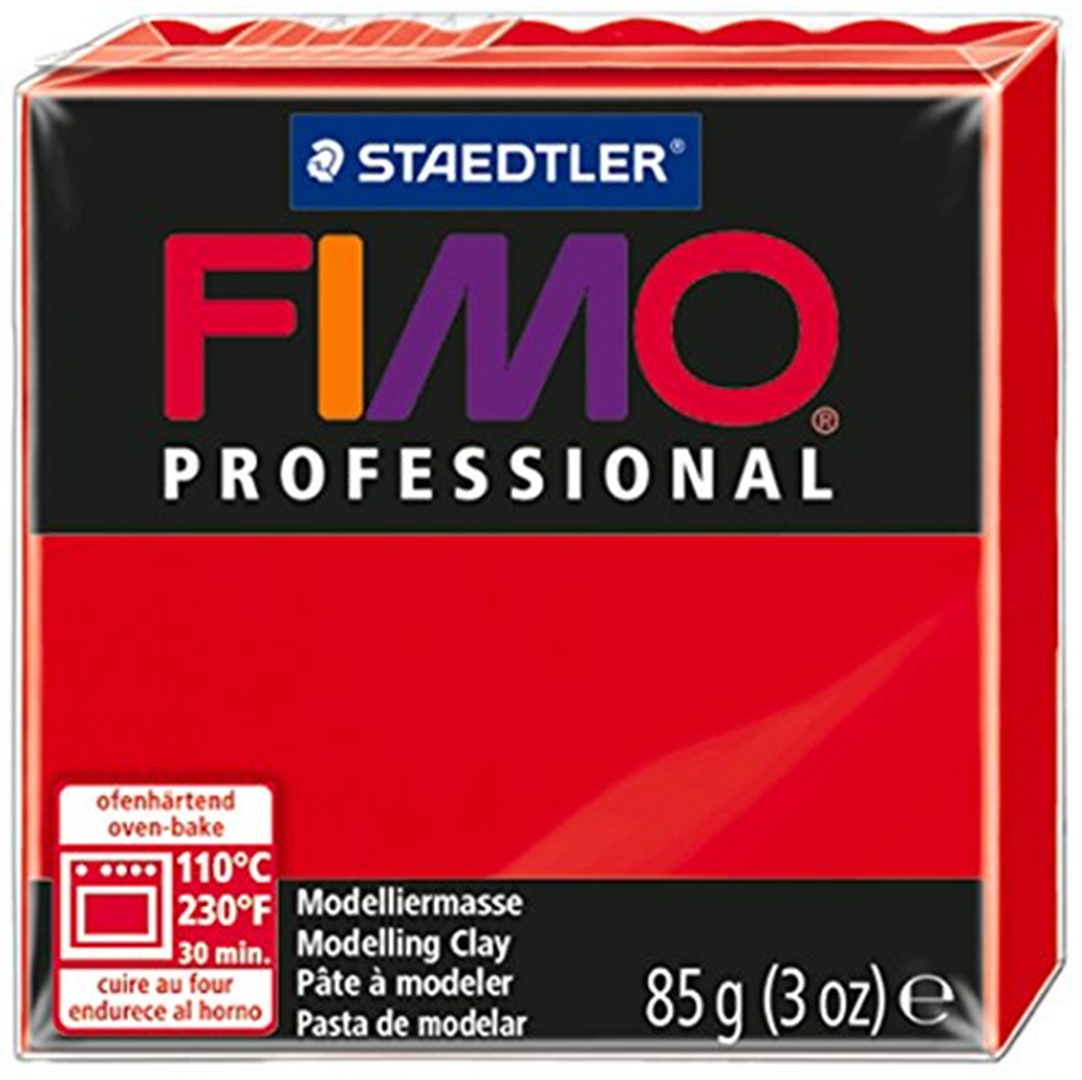 Pasta Fimo Professional Gr.85 200-Rosso Puro