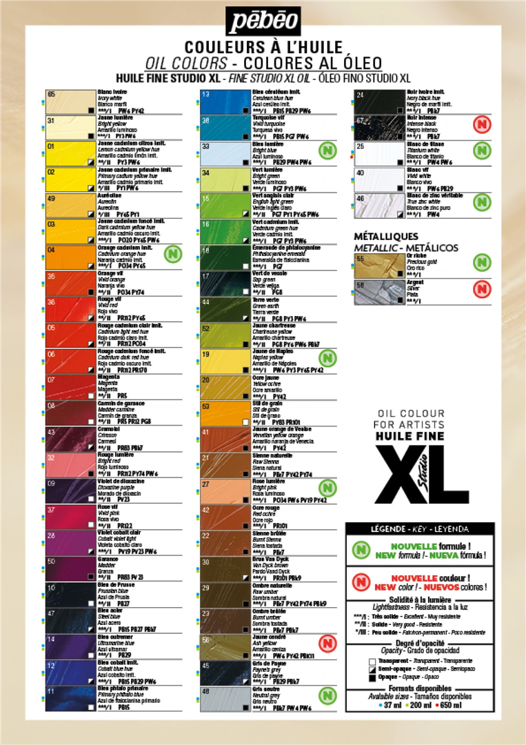 Olio Fine Studio Xl  37 Ml    01 Giallo Cadmio Limone Imit. — immagine 3