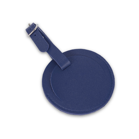Porta Etichetta Rotondo Eugene Per Valigia Ocean Blue