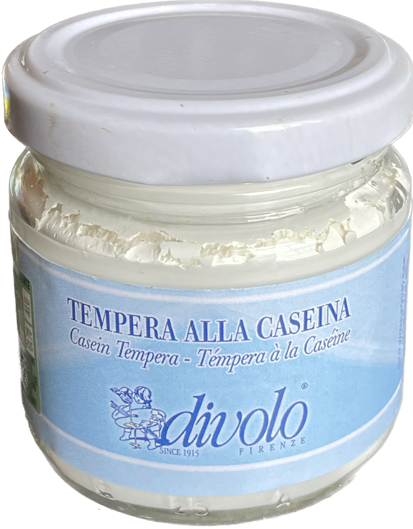 Tempera Alla Caseina 80ml Bianco — immagine 2