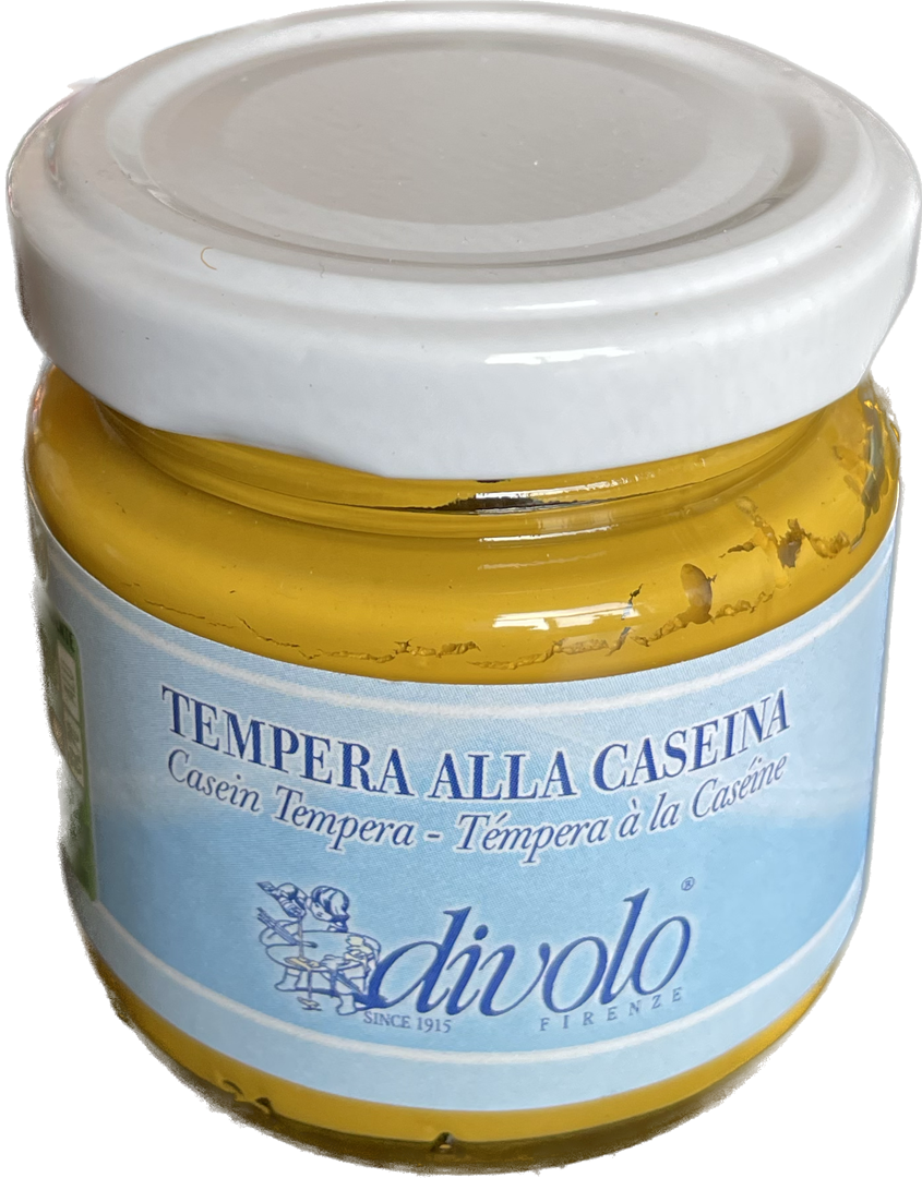 Tempera Alla Caseina 80ml Ocra Gialla — immagine 2