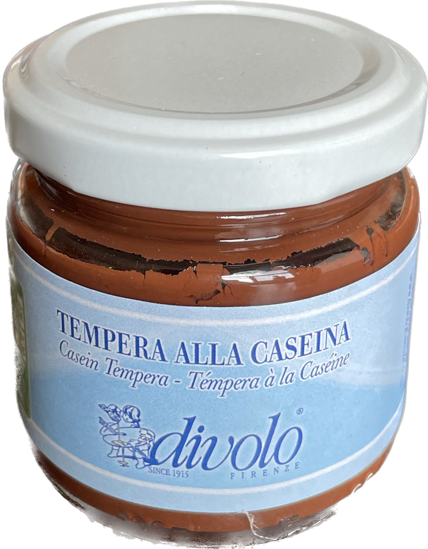 Tempera Alla Caseina 80ml Marrone — immagine 2