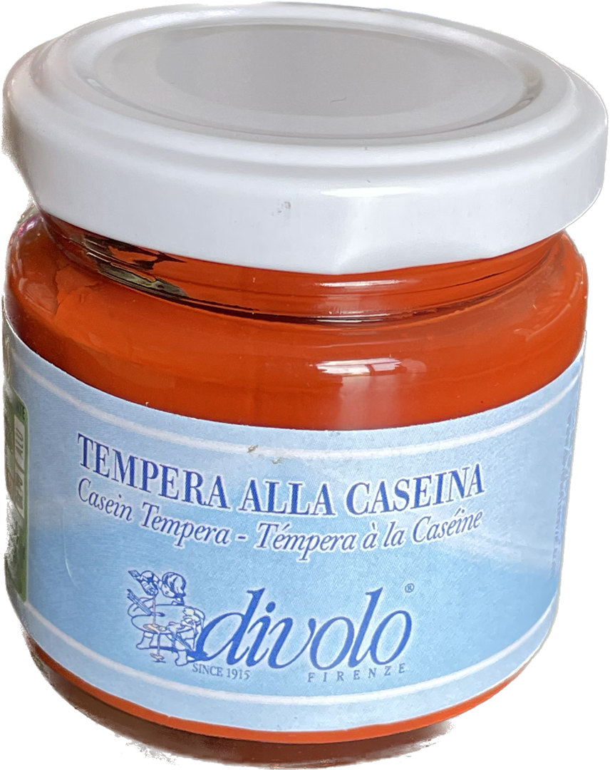 Tempera Alla Caseina 80ml Rosso Ossido — immagine 2