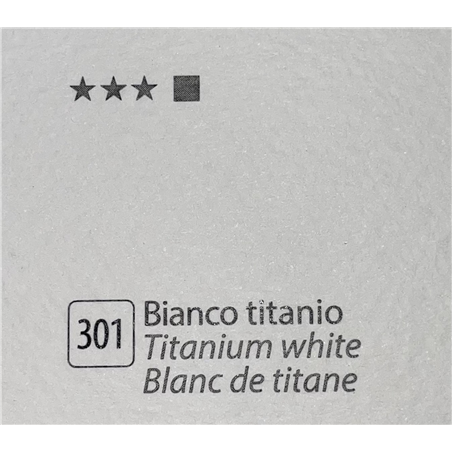Acquerello Al Miele Pasticca 7ml Serie 1 301-Bianco Titanio