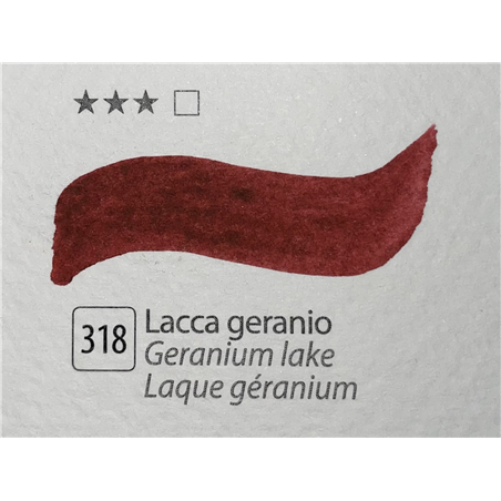 Acquerello Al Miele Pasticca 7ml Serie 3 318-Lacca Geranio