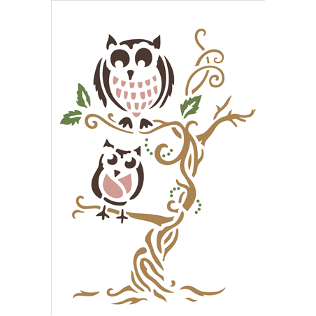 Stencil Country A4 Shabby Nuance 223-