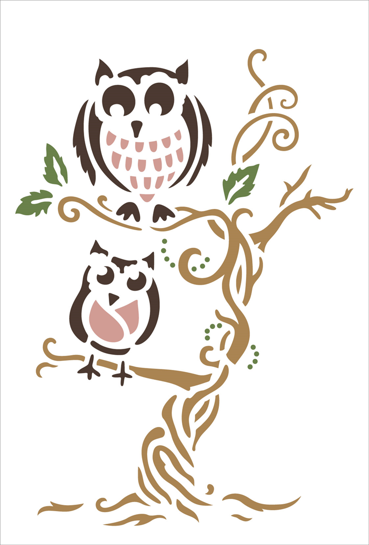 Stencil Country A4 Shabby Nuance 223-