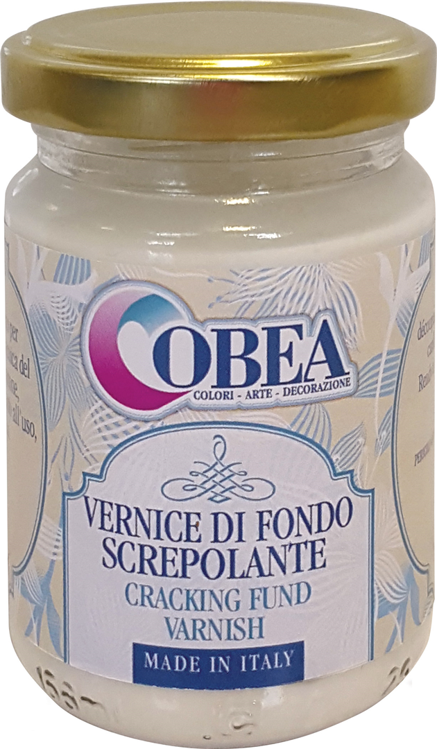 Vernice Di Fondo Screpolante 125ml Per Decorazione