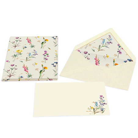 Blocchetto Grande 10buste+10carto 13.5x19x0.5 Wild Flowers