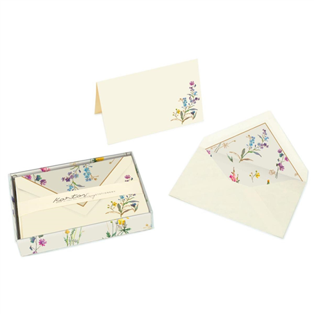 Biglietto Doppio 10+10 9x14cm Wild Flowers