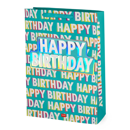 Busta Regalo Carta Xl 31x43.5x11.5cm Fantasia Flora