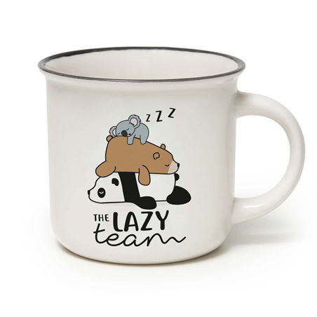 Tazza New Bone China - Cup-Puccino Lazy Team