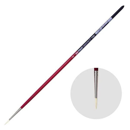 Pennello Maestro 2 Serie 7723 N. 2 Tondo Setola Manico Lungo