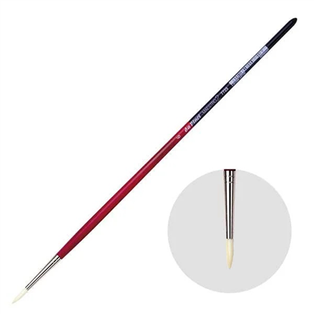 Pennello Maestro 2 Serie 7723 N. 6 Tondo Setola Manico Lungo