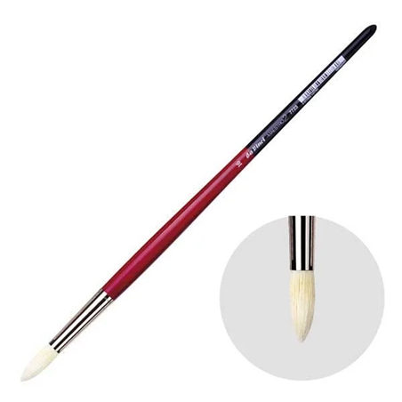 Pennello Maestro 2 Serie 7723 N. 16 Tondo Setola Manico Lungo