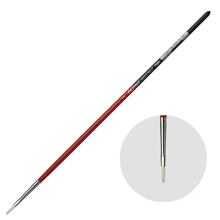 Pennello Maestro 2 Serie 7023 N. 2 Piatto Setola Manico Lungo