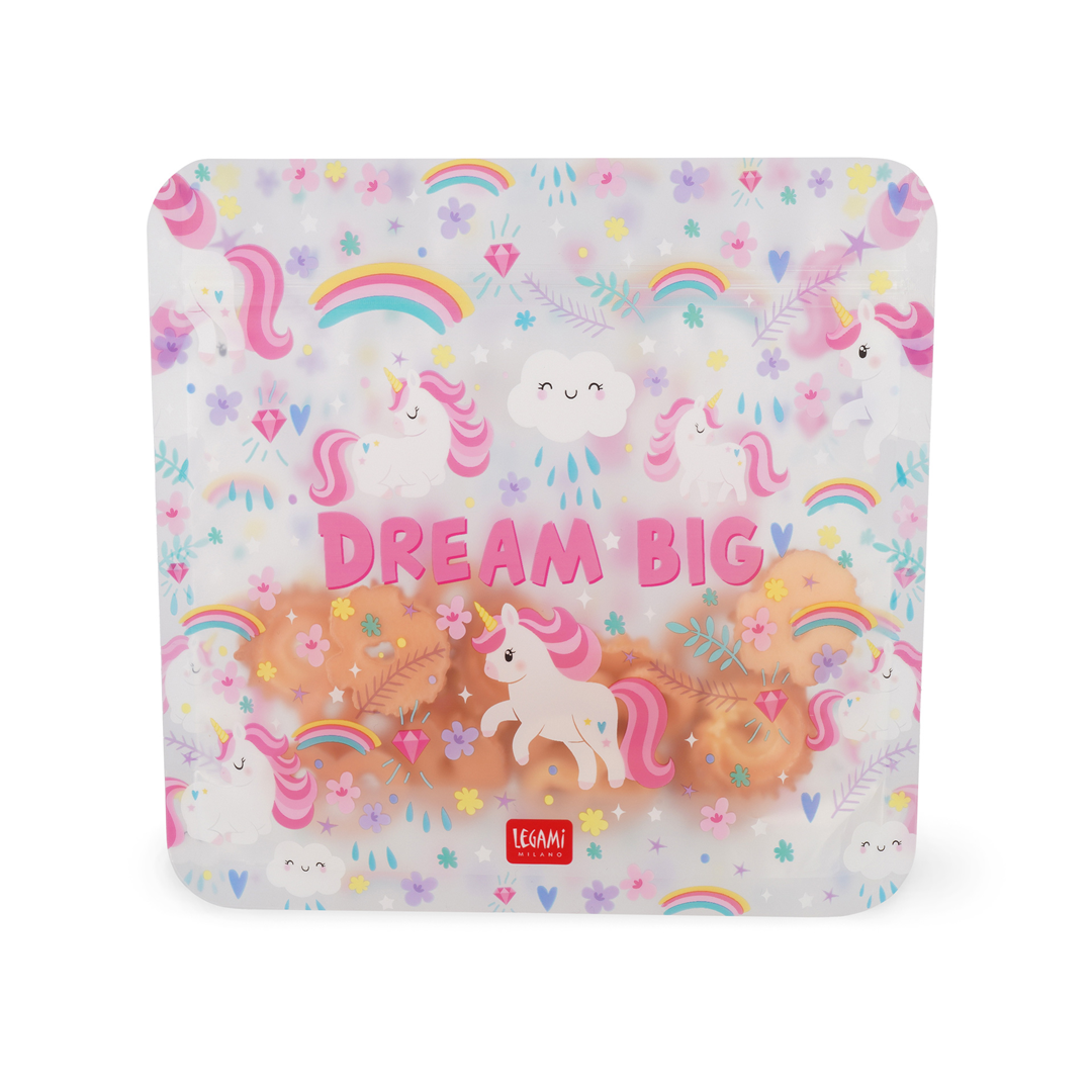 Set 3 Buste Riutilizz. Snack - Snack Bags Unicorn