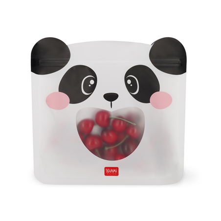Set 3 Buste Riutilizz. Snack - Snack Bags Panda