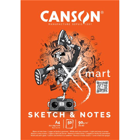 Blocco Xsmart 21x29,7 Cm (a4) Sketch & Notes