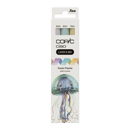 Set  Layer & Mix Ciao Pezzi 3 Pastel Palette