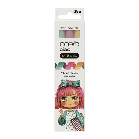 Set  Layer & Mix Ciao Pezzi 3 Vibrant Palette