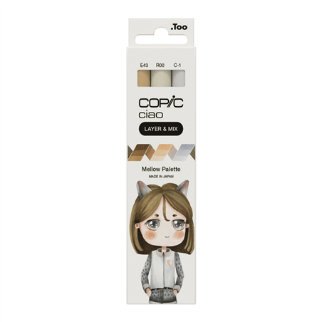 Set  Layer & Mix Ciao Pezzi 3 Mellow Palette