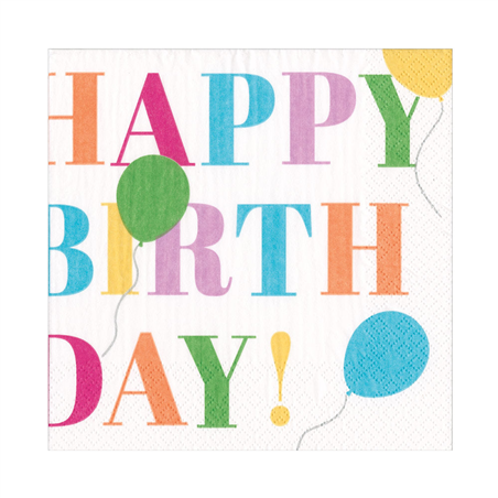 Tovagliolo Fantasia 33x33 Birthday Surprise