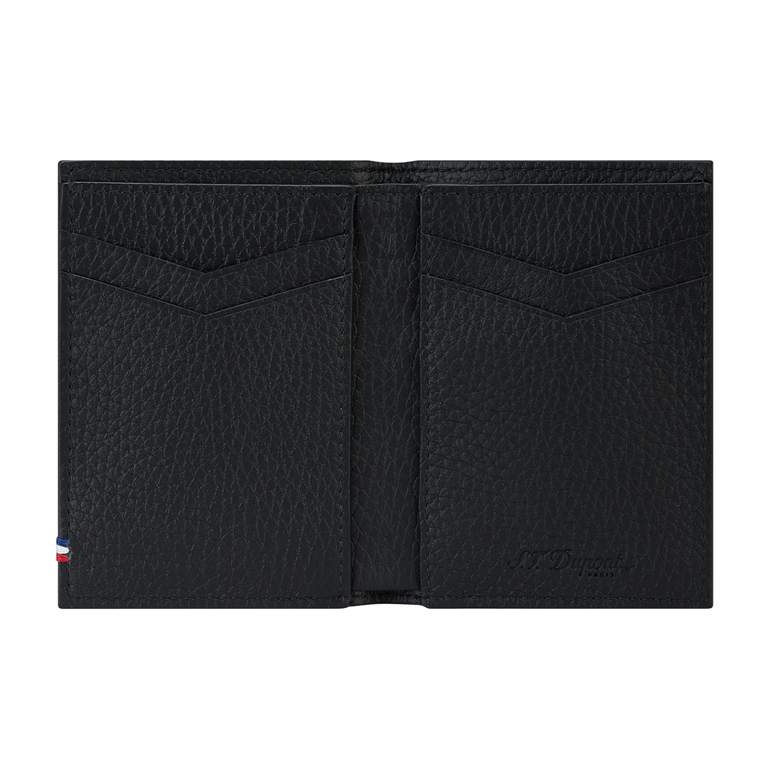 Portafoglio Verticale Neo Capsule Grained Nero — immagine 2
