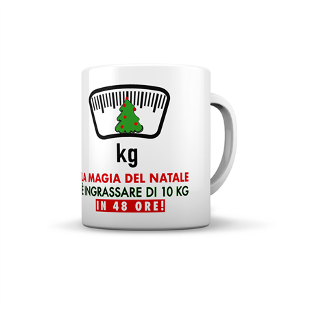 Tazza Mugs Natale Divertente Bilancia