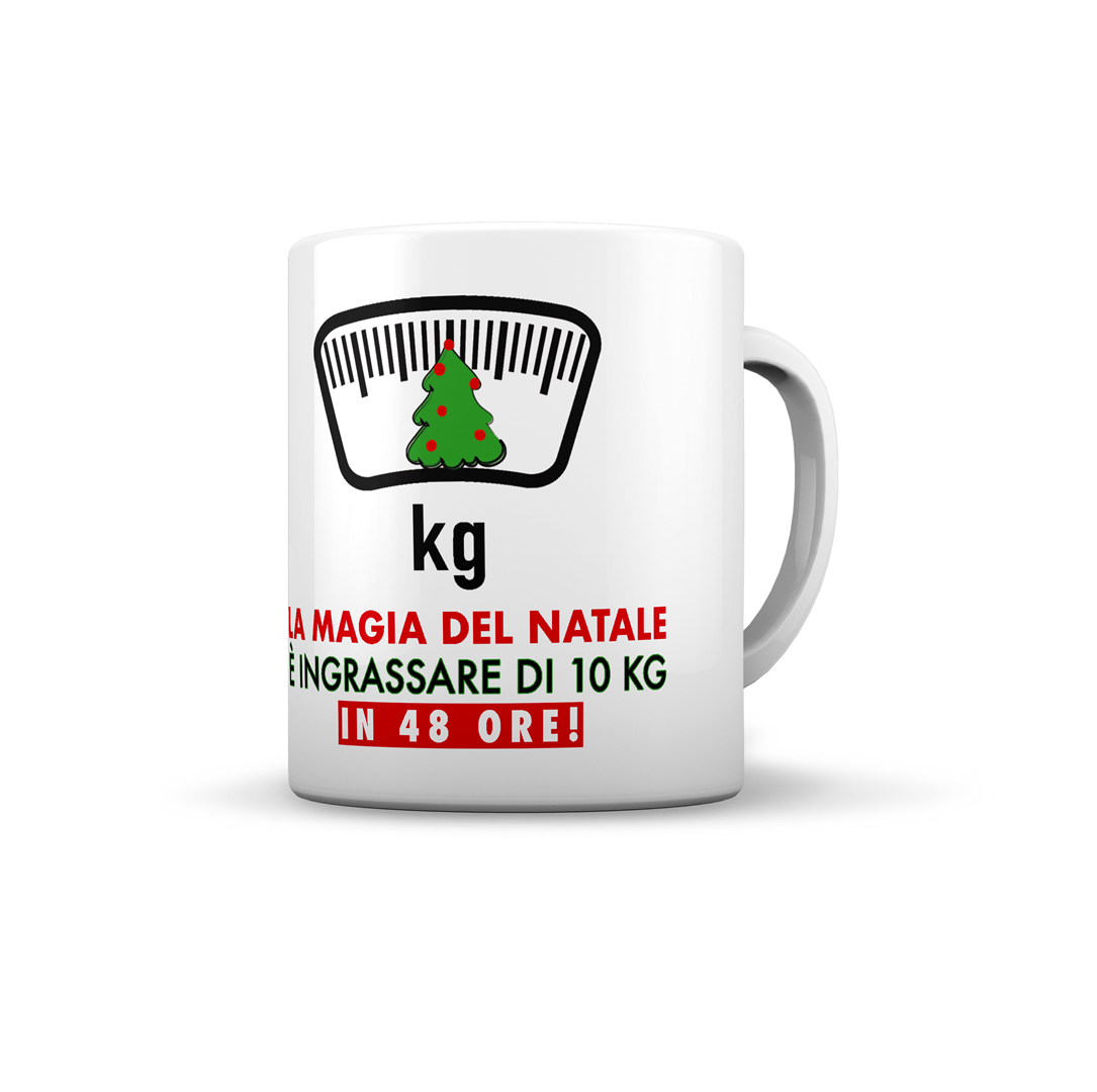 Tazza Mugs Natale Divertente Bilancia
