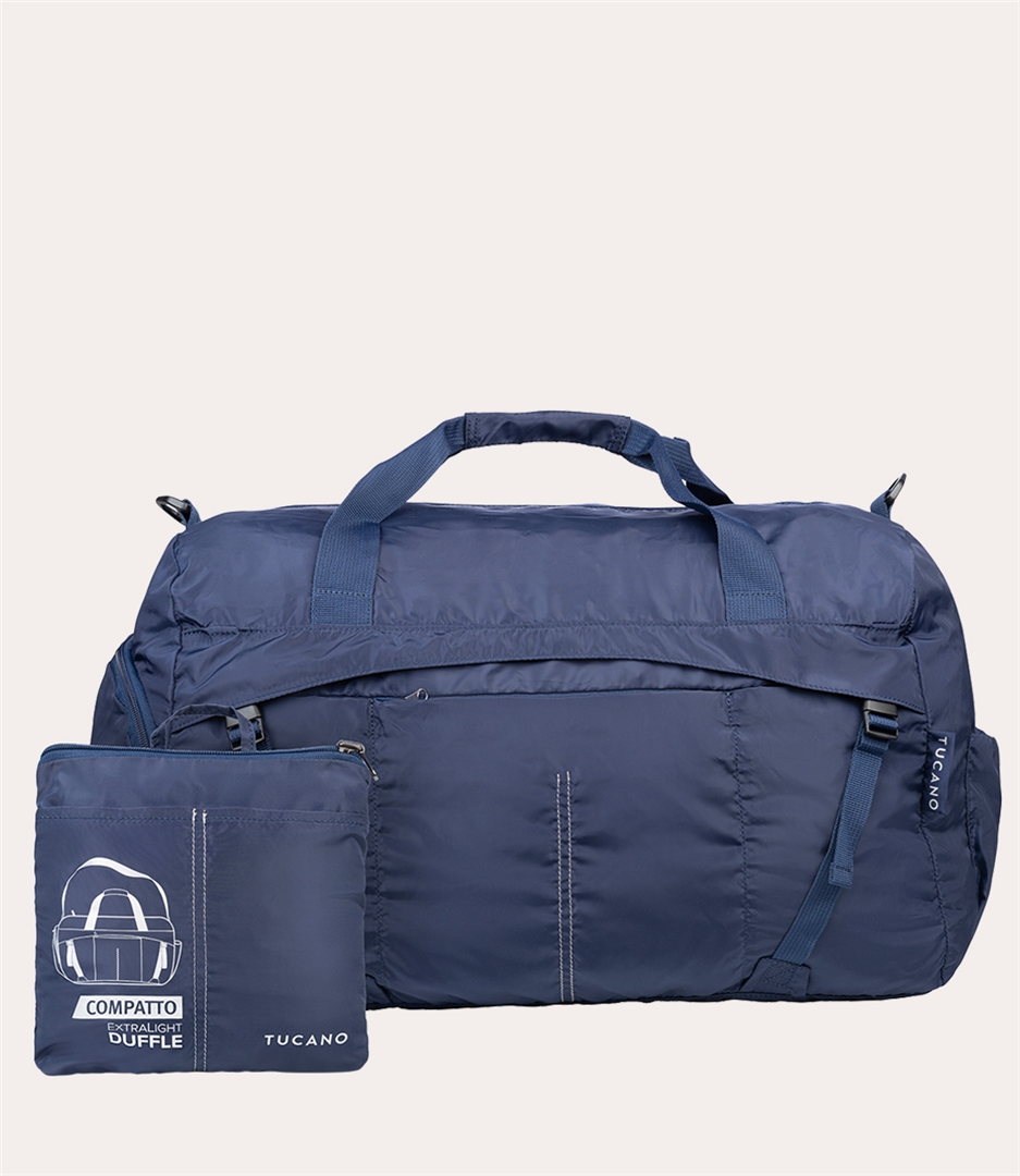 Borsa Palestra Compatto Eco Duffle Blu