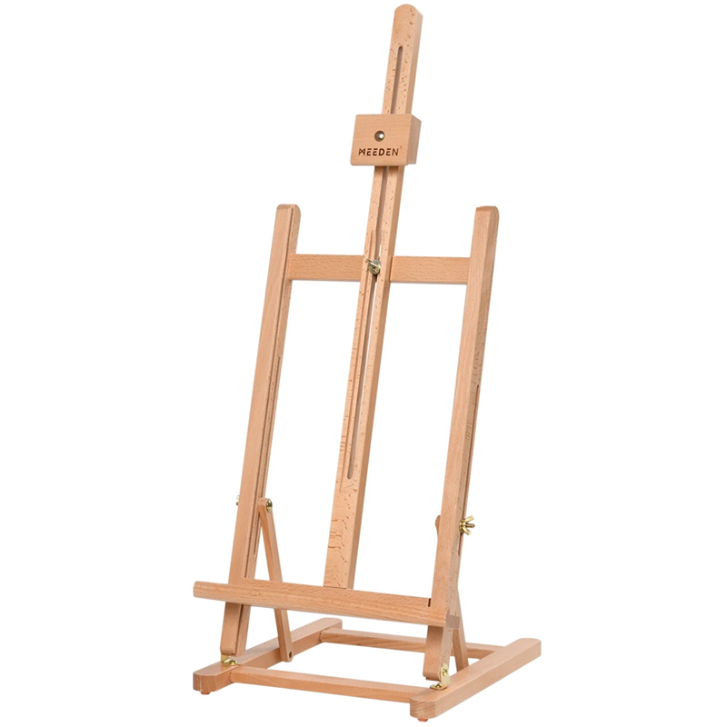 Cavalletto Da Tavolo In Legno Regolabile - Perfetto Per Mostre, Menu E Quadri