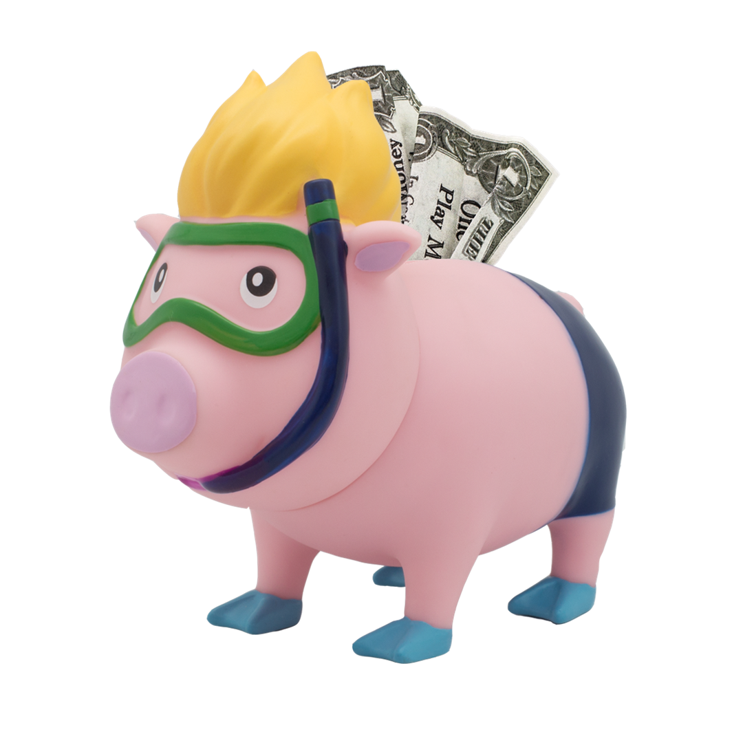 Piggy Banks Money Box Snorkeler Lilalu