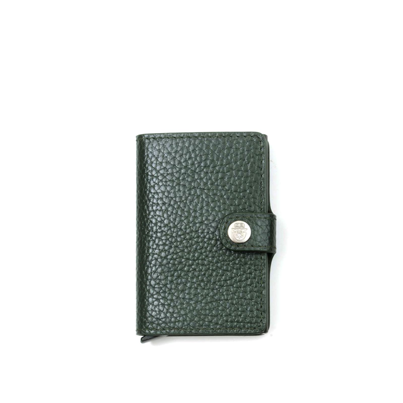 Slide Wallet Martellato Verde Scuro | A.g. Spalding & Bros.
