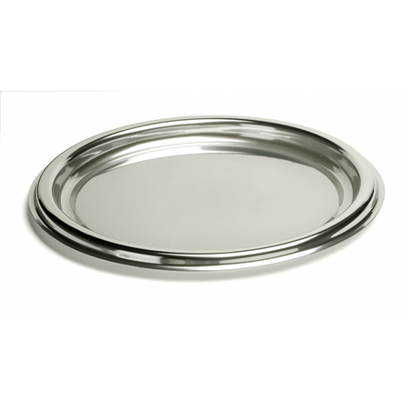 Vassoio Europa Tondo Silver D40cm 5pz