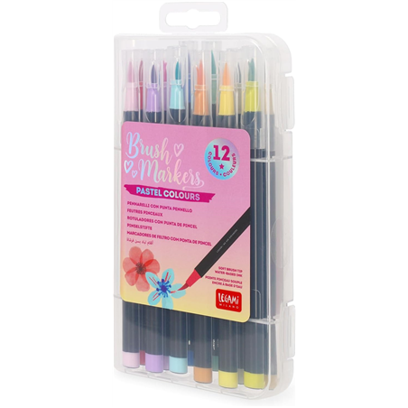 Brush Markers Colori Pastello 12pz