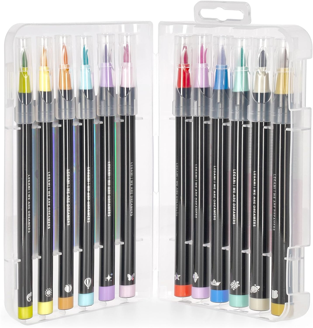 Brush Markers Colori Pastello 12pz — immagine 3