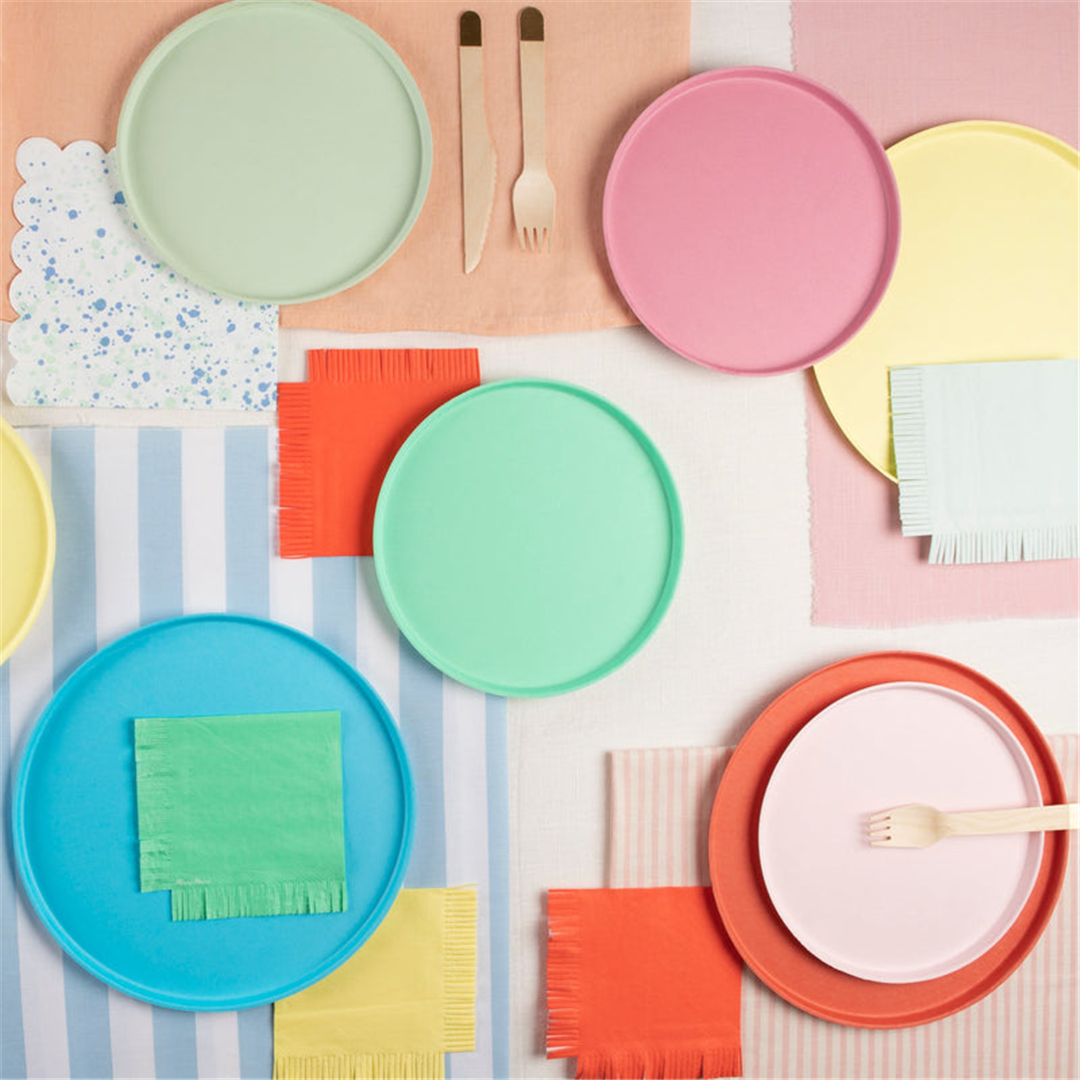 Tovagliolo Carta 16,5x16,5cm Compostabile 16p Multicolor — immagine 3
