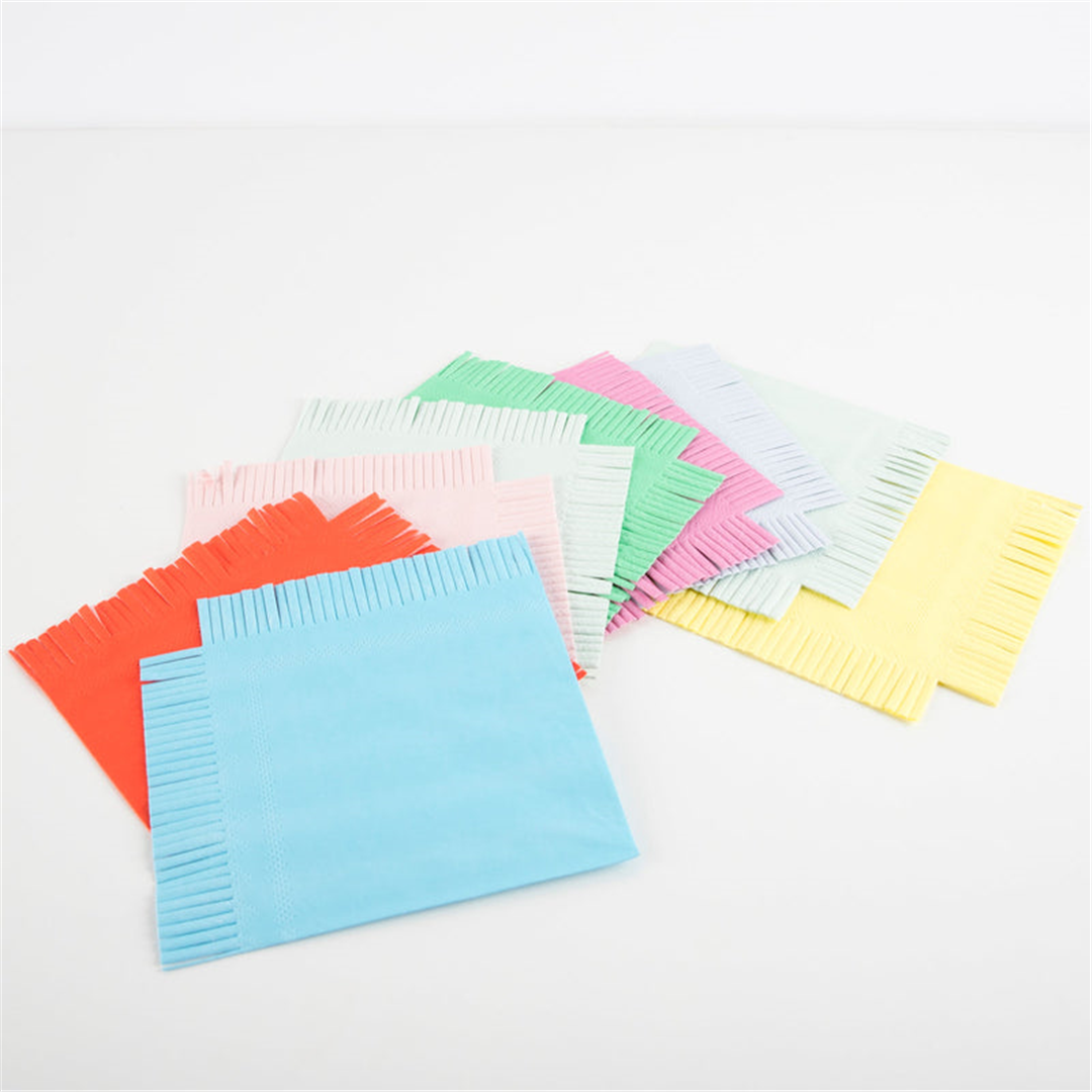 Tovagliolo Carta 13x13cm Compostabile 16pz Multicolor — immagine 2