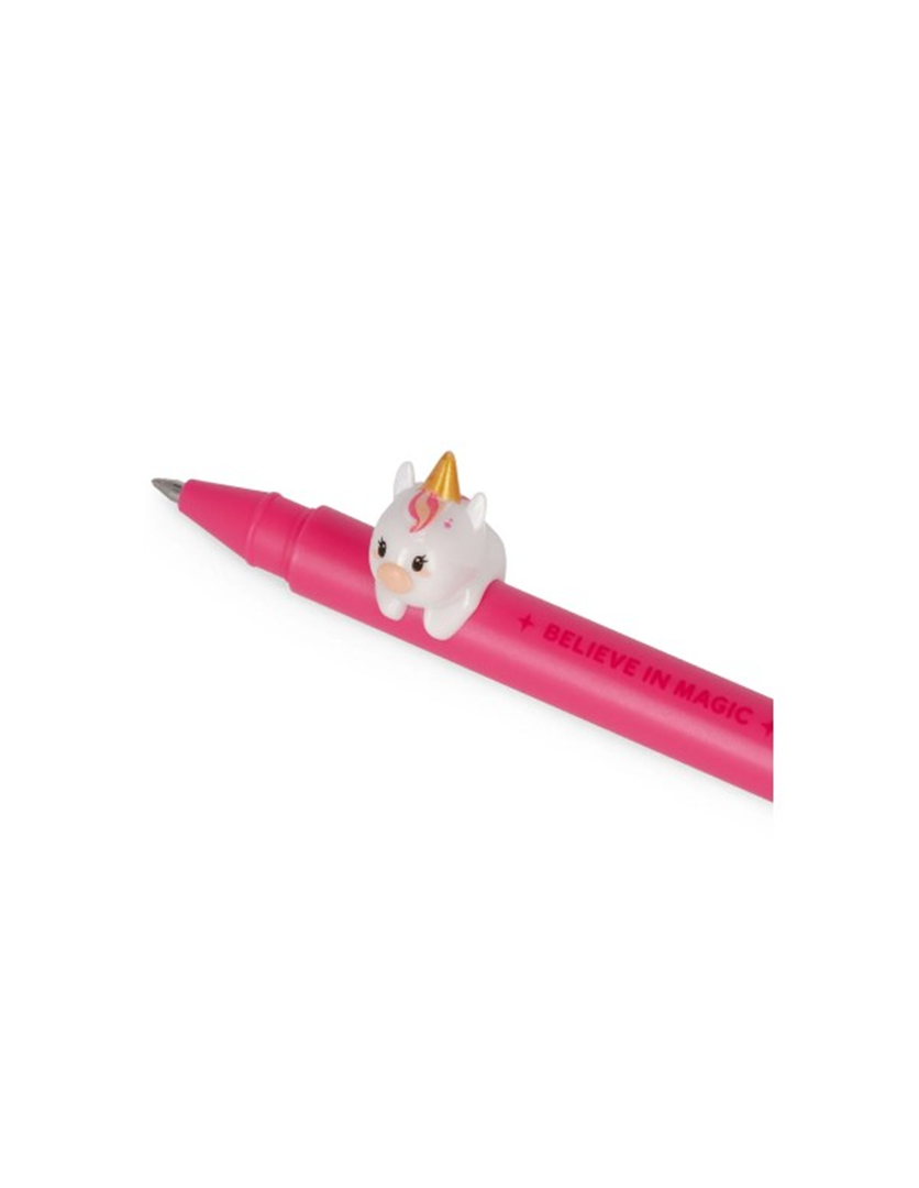Penna Gel Lovely Friends  Unicorn Inchiostro Rosa Neon — immagine 2