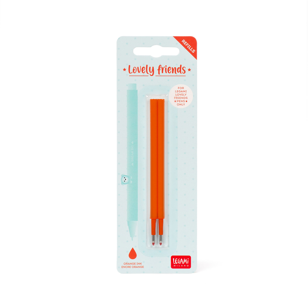 Set Di 2 Refill Per Penna Gel - Lovely Friend Orange