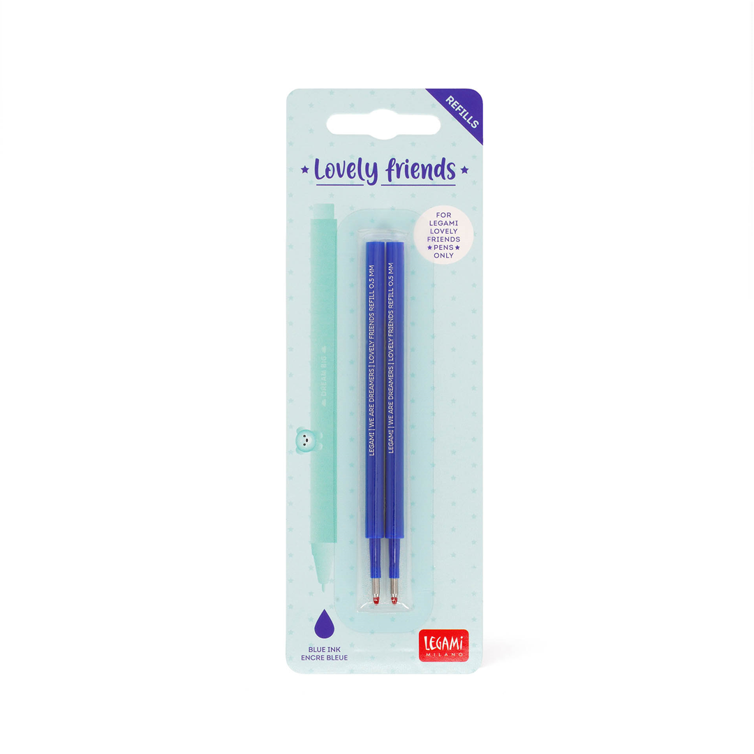 Set Di 2 Refill Per Penna Gel - Lovely Friend Blue