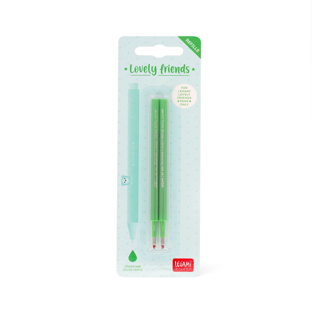Set Di 2 Refill Per Penna Gel - Lovely Friend Green