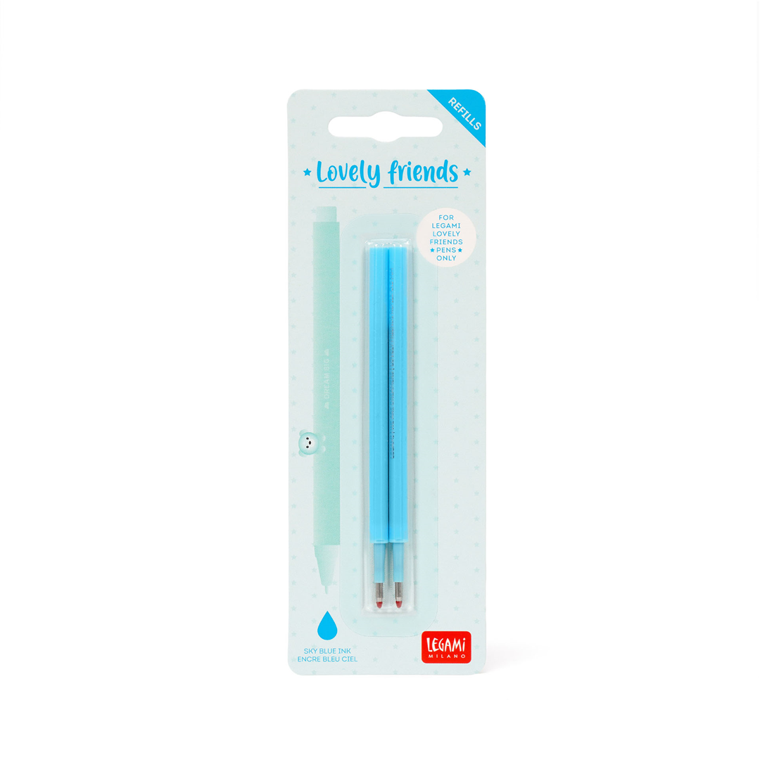 Set Di 2 Refill Per Penna Gel - Lovely Friend Sky Blue