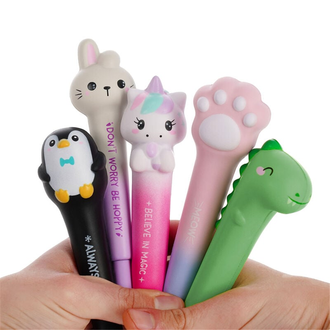 Penna Gel Antistress Squeezies  Dino — immagine 2