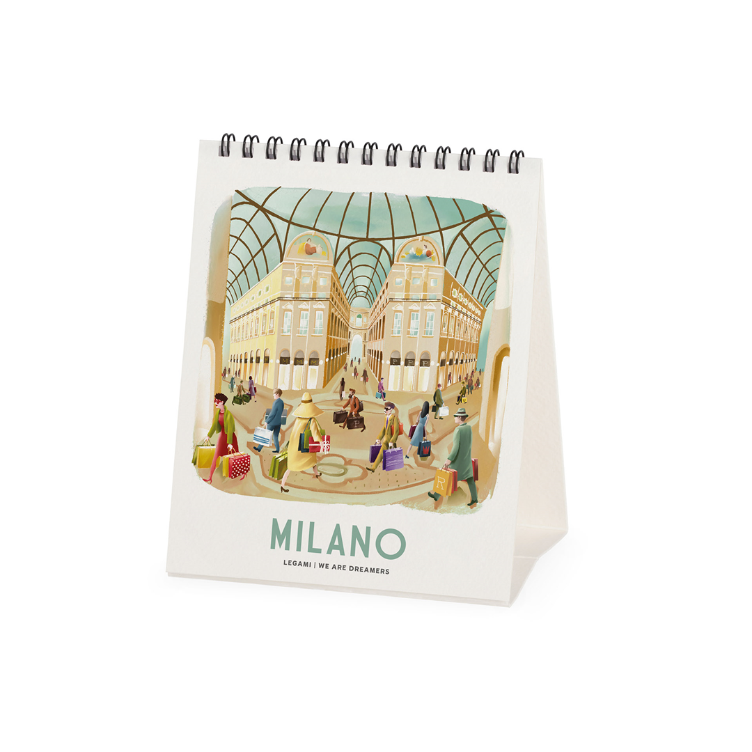 Calendar Table 12x14, 5 Special Edition 2025 Italy Legami