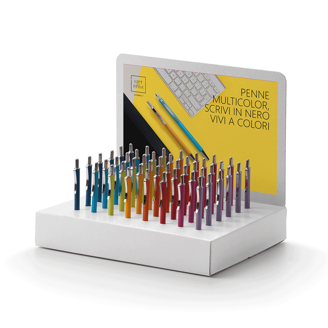 Penna Sfera Micro Per Agenda 10cm Colori Assortiti
